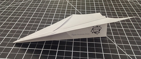 IMAGE: Flyer Paper Airplane Design